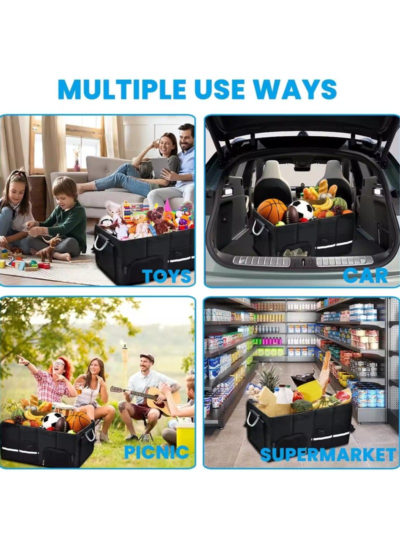 Generic - Collapsible Heavy Duty Portable Multi-Functional Car Trunk Organizer with Special Room for Shoes - Image 1