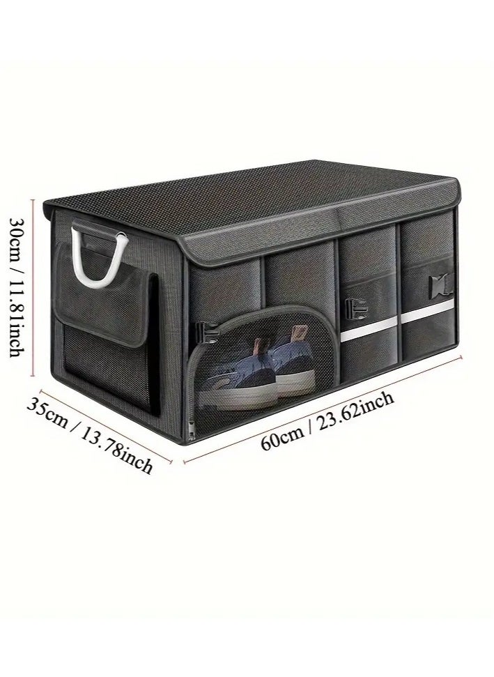 Generic - Collapsible Heavy Duty Portable Multi-Functional Car Trunk Organizer with Special Room for Shoes - Image 1