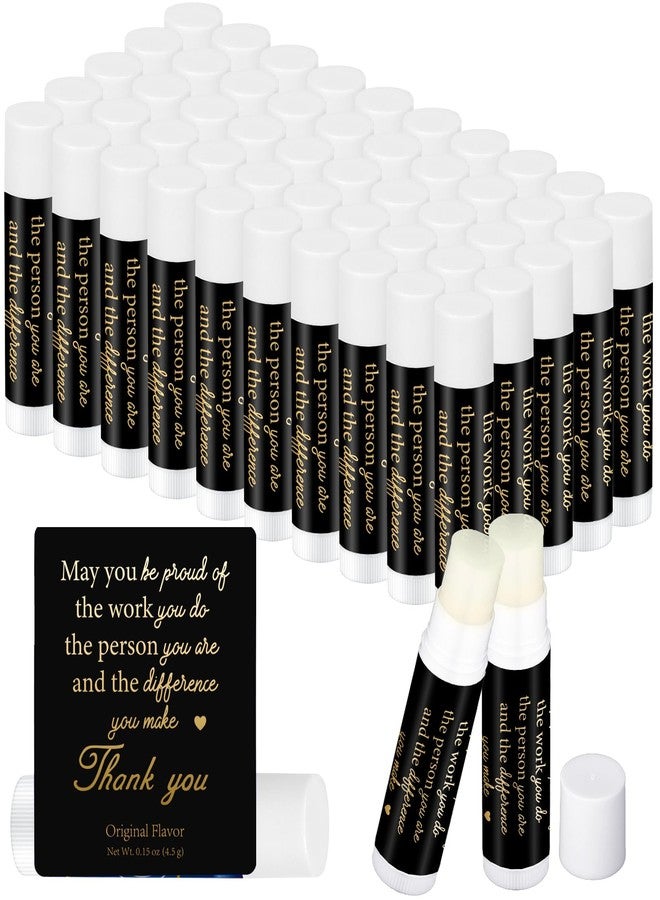 Siifert 50 Pack Employee Appreciation Gifts Bulk Valentine Teacher Students Gifts Lip Balm Staff Team Coworker Appreciation Thank You Gift Moisturizing Lip Gloss for Women Men Teacher Staff(Be Proud) - Image 1