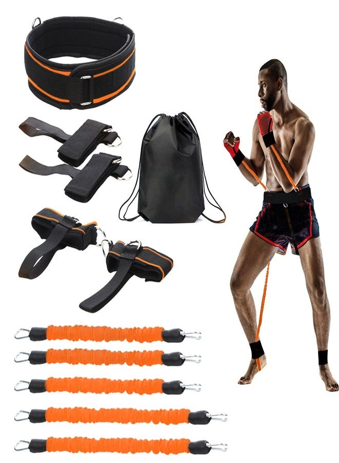 OYINDIZ Boxing Resistance Bands, Leg Strength and Agility Speed Exercise Set for MMA Basketball Football Training Equipment Power Punch Pro - Image 1