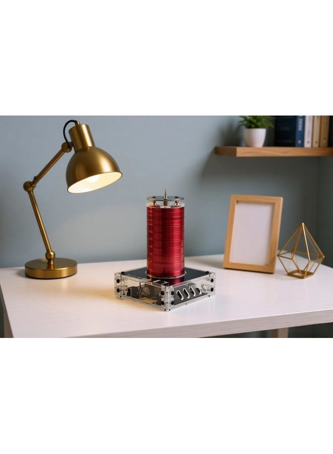 Joytech Music Tesla Coil Acrylic Base Shell Arc Plasma Loudspeaker Wireless Transmission Experiment Desktop Toy Model XX01 - Image 4