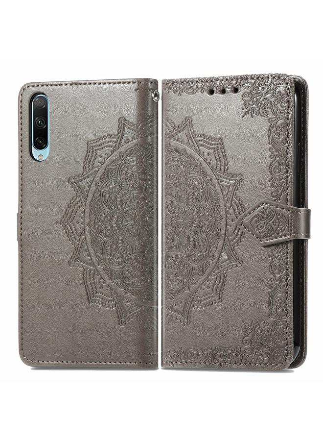 اس-توب جراب هاتف Honor 30i من الجلد المنقوش بزهرة ماندالا - Image 2