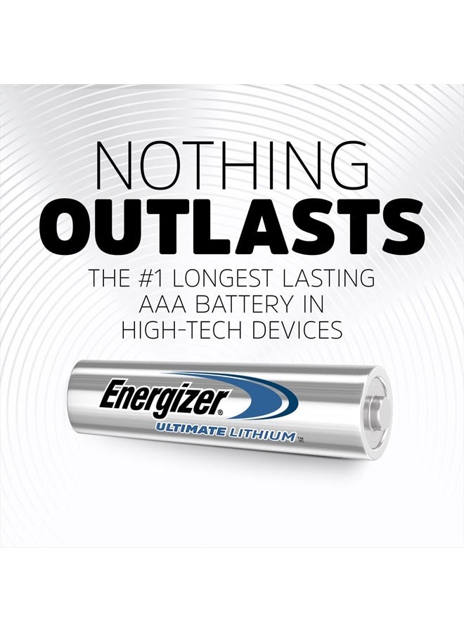 Energizer بطاريات AAA، بطارية ليثيوم ثلاثية A النهائية، 8 قطع - Image 2