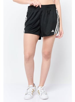 Adidas Women Sportswear Fit 3 Inseam Brand Logo Training Shorts, Black  - Image 1