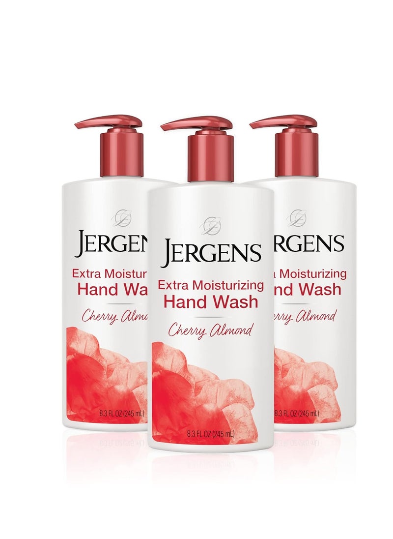 Jergens Extra Moisturizing Hand Soap, Liquid Soap Refill with Jergens Cherry Almond Scent, Hand Wash For Dry Hands, 8.3oz, Pack of 3 - pzsku/Z32B4E3D3FE98432B3BC0Z/45/_/1740597257/c5149abb-b603-4895-9aae-34da805f05df