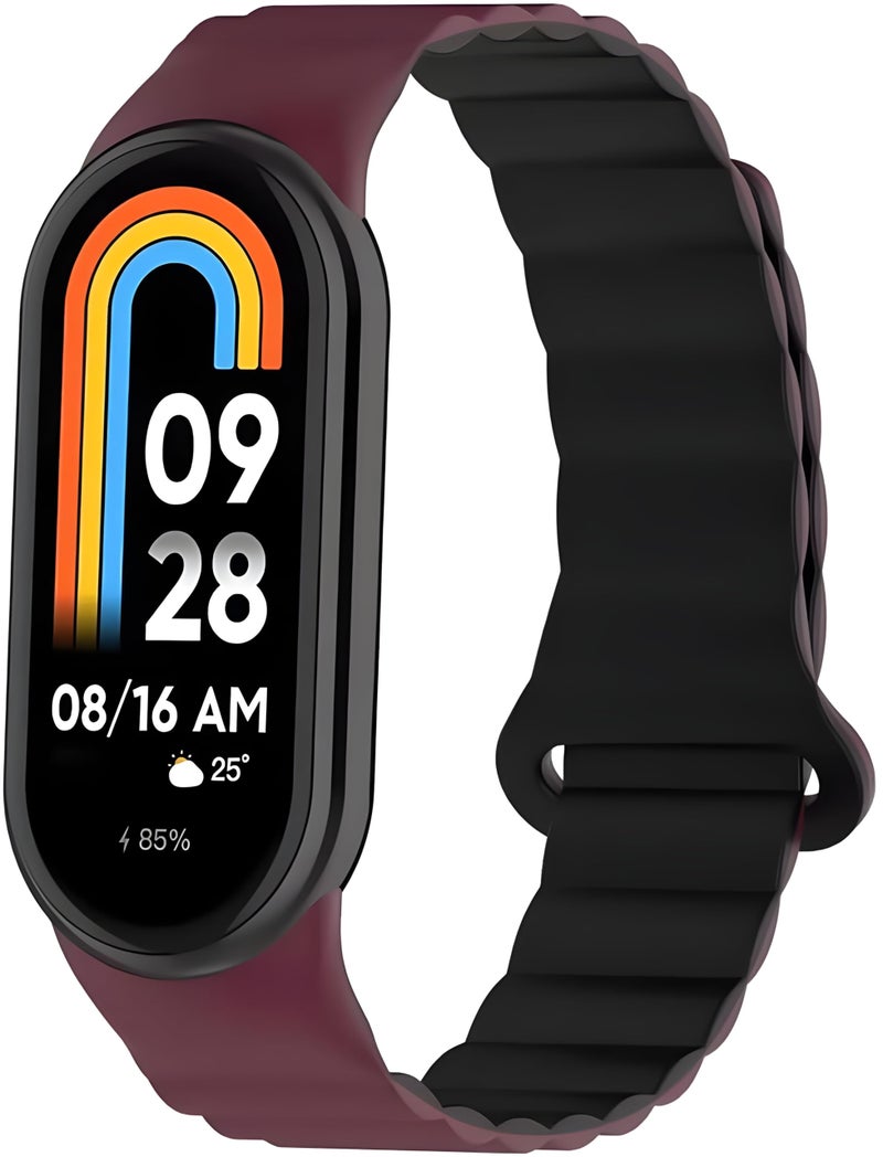 NEXT STORE Magnetic Silicone Band Compatible with Xiaomi Smart Band 9/8 – Fashion Men & Women Replacement Strap - Image 1
