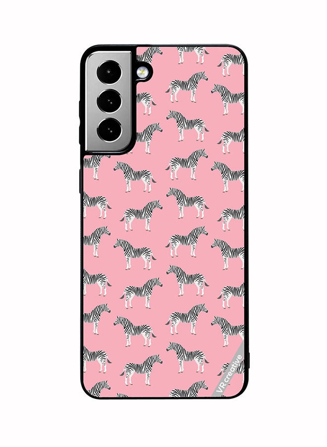 VR CREATIVE Protective Case Cover For Samsung Galaxy S21 FE 5G Mix Pattern Design Multicolour - Image 1