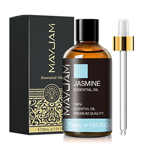 MAYJAM Jasmine Essential Oil 30ML 101FLOZ MAYJAM Pure Jasmine Oil Aromatherapy Essential Oil for Massage DIY Soap Ideal for Home Yoga Use - Image 5