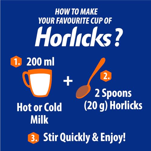 Horlicks Health & Nutrition drink - Refill pack (Chocolate flavor) - Pamherbals - Image 5
