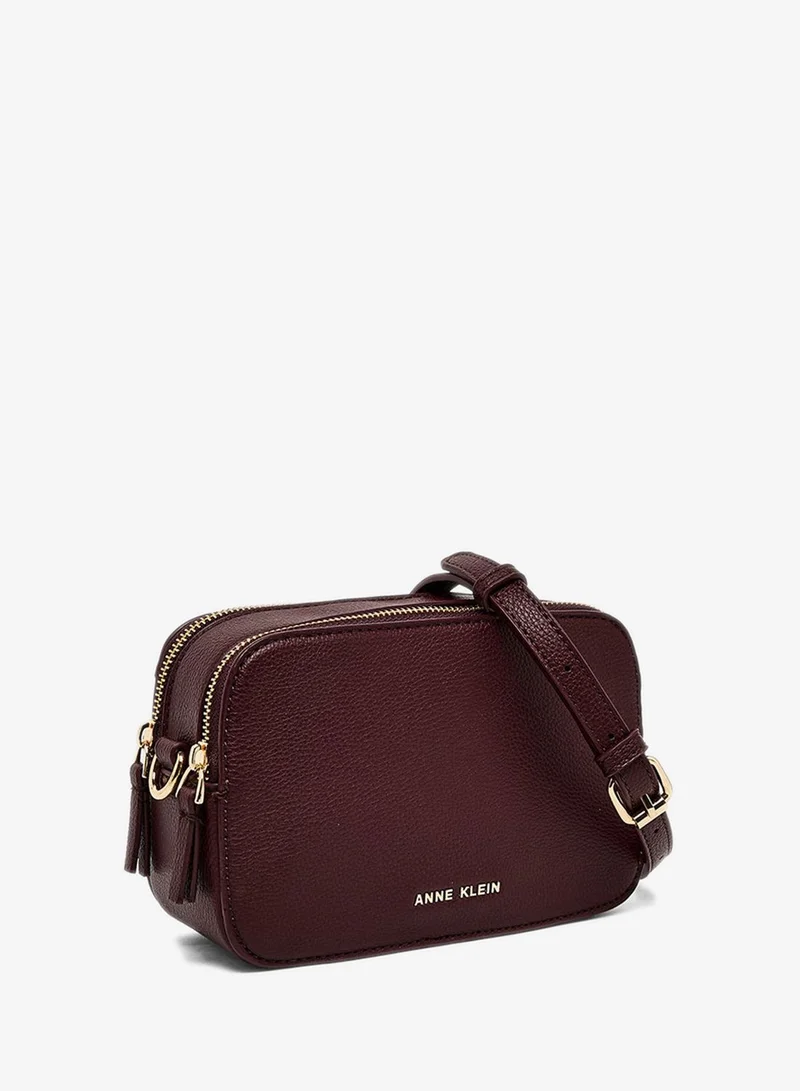 Anne Klein  Anne Klein Textured Zippered Camera Bag for Women | Best Price UAE