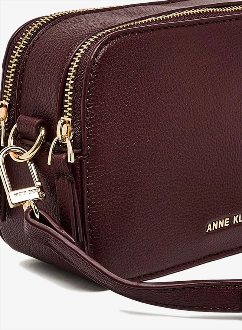 Anne Klein  Anne Klein Textured Zippered Camera Bag for Women | Best Price UAE