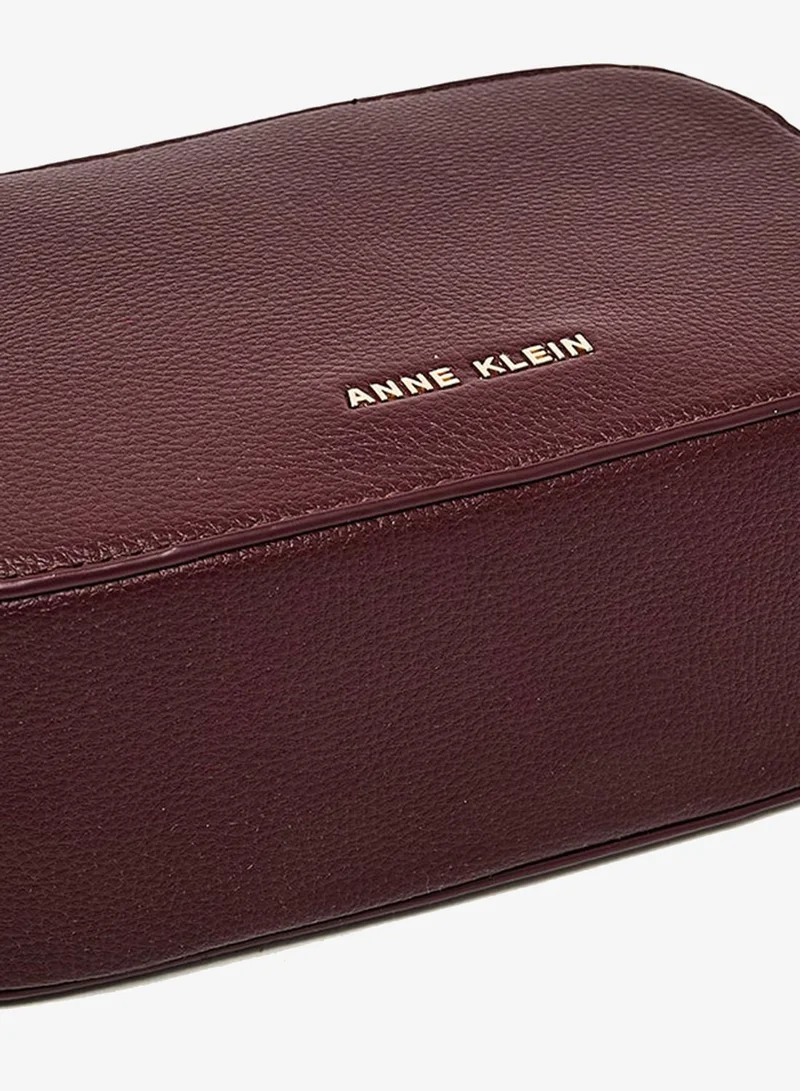 Anne Klein  Anne Klein Textured Zippered Camera Bag for Women | Best Price UAE