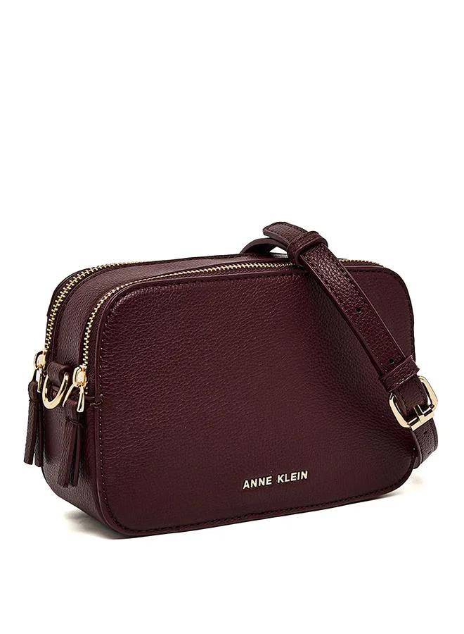 Anne Klein  Textured Zippered Camera Bag for Women | Best Price UAE