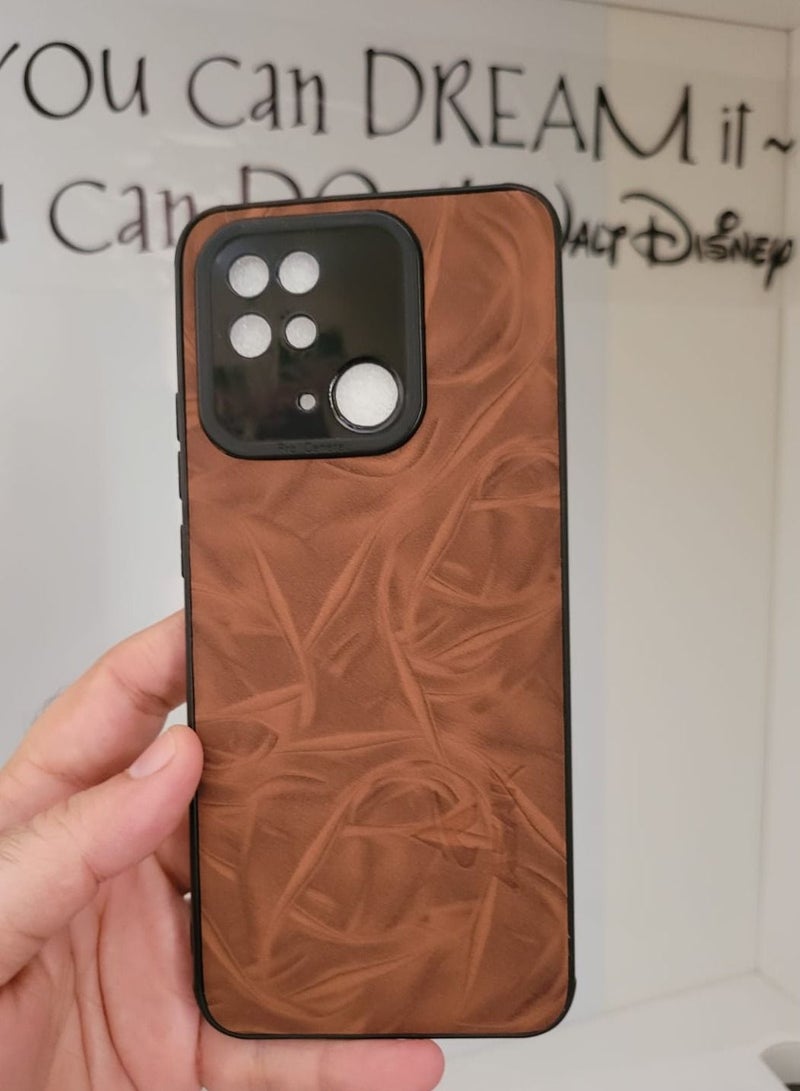 RM 10C silicon case back cover brown colour - Image 1