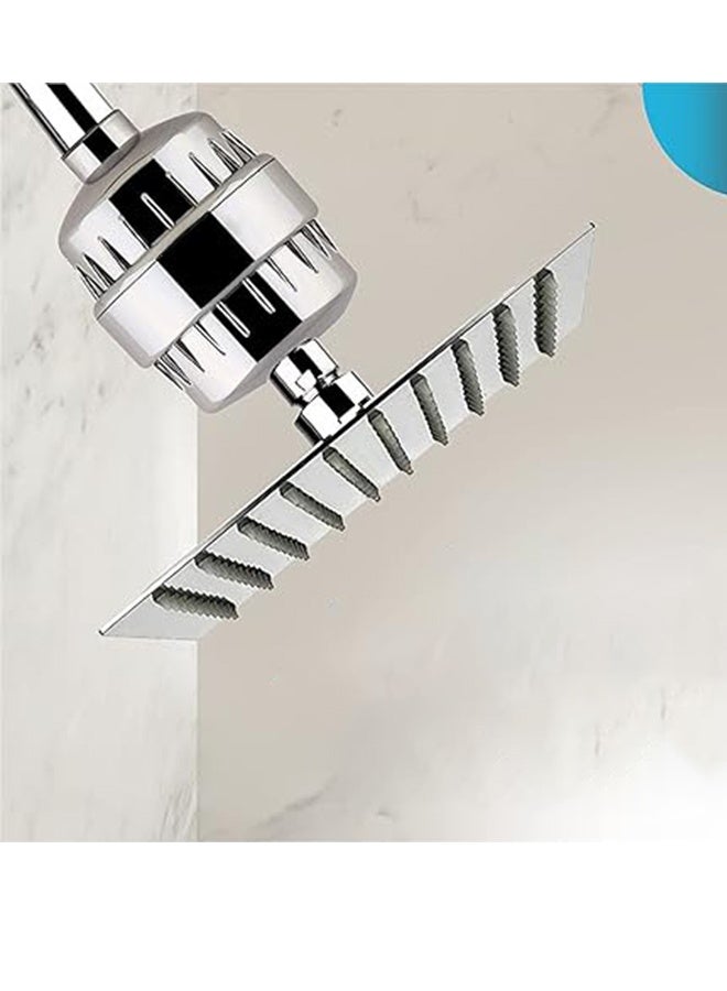 Shower Filter 20 Stage Showerhead Filter for Hard Water Shower Water Filter for Removing Chlorine Fluoride, Polished Chrome - Image 3