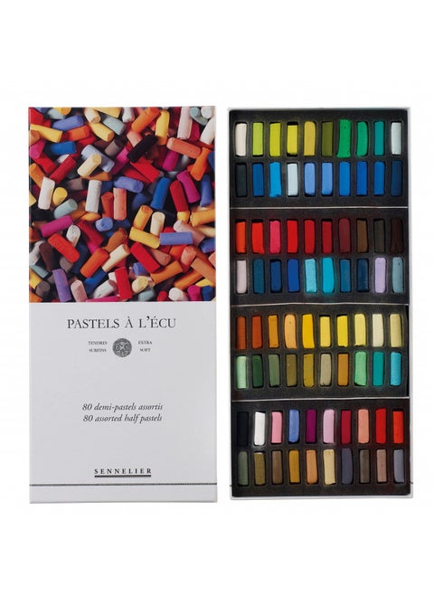 Savoir-Faire Sennelier Soft Pastels Half Stick Set 80/Pkg