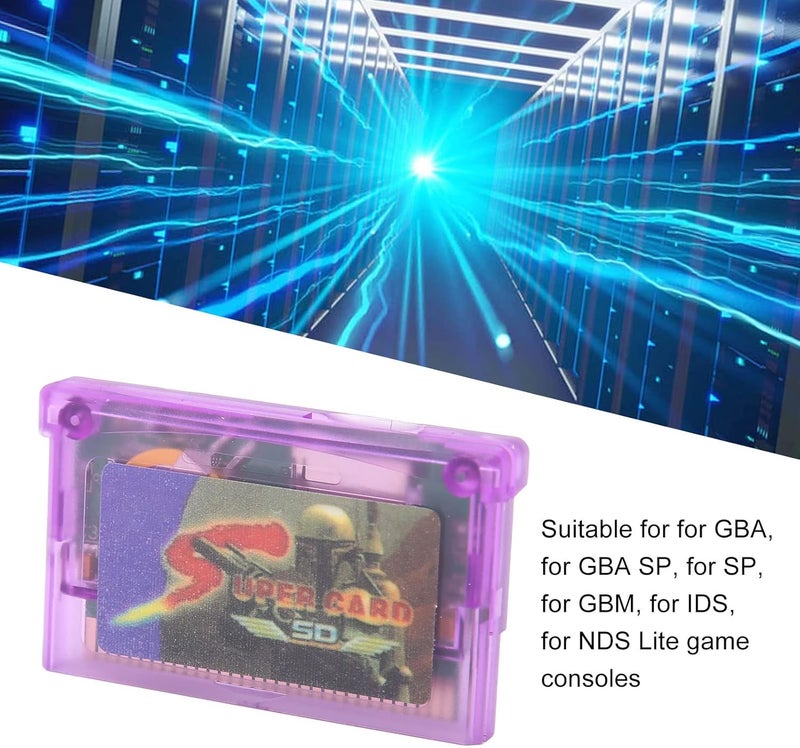 جياو بطاقة ذاكرة لألعاب الفيديو لبطاقة حرق GBA، بطاقة فلاش سعة 2GB لـ GBA، خرطوشة فلاش لـ Gameboy، متوافقة مع GBA SP، SP، GBM، IDS، NDS Lite - Image 4