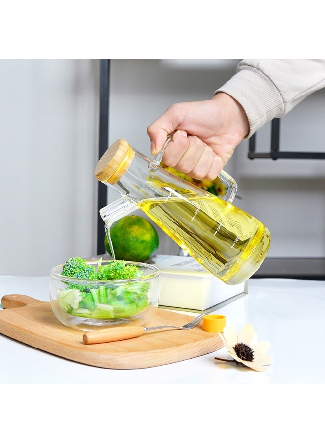 Oil Dispenser Bottle 900ml (30oz), Kitchen Cooking Oil Bottle with Drip-Free Spout, Leak-Proof Oil Container for Home, BBQ & Party - Image 4