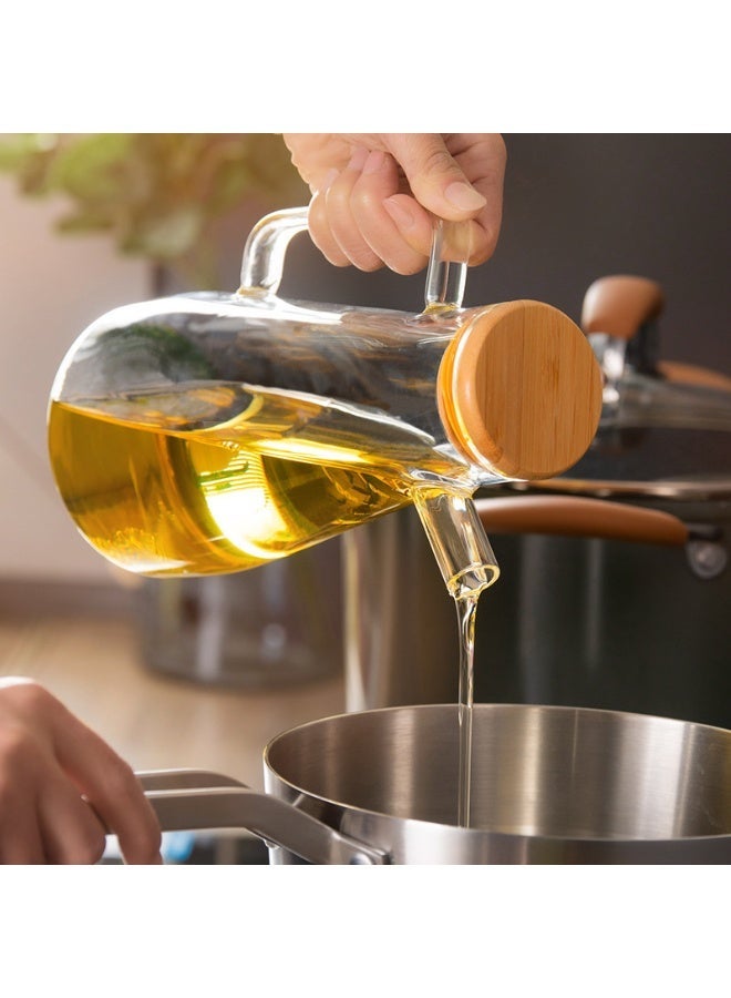 Oil Dispenser Bottle 900ml (30oz), Kitchen Cooking Oil Bottle with Drip-Free Spout, Leak-Proof Oil Container for Home, BBQ & Party - Image 2