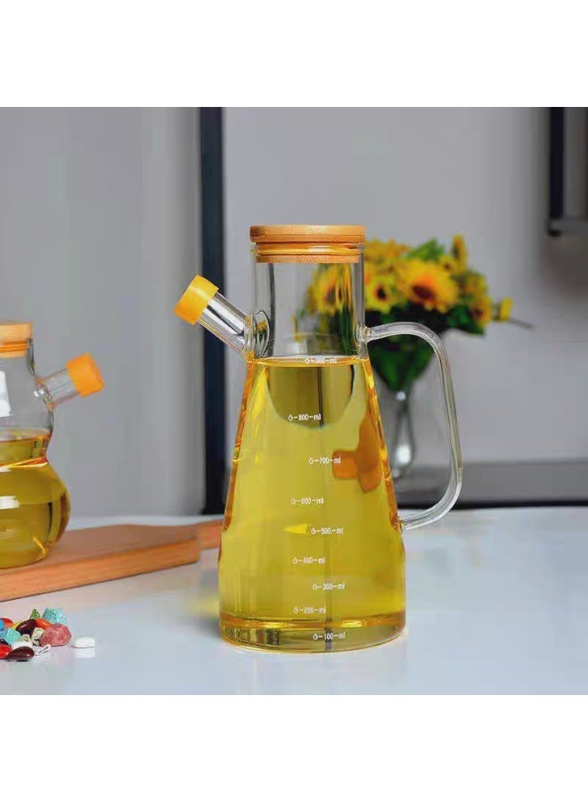 Oil Dispenser Bottle 900ml (30oz), Kitchen Cooking Oil Bottle with Drip-Free Spout, Leak-Proof Oil Container for Home, BBQ & Party - Image 1