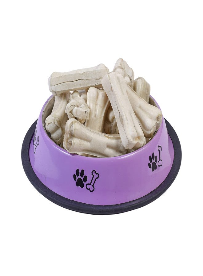 ADB Creations Rawhide Chicken Flavor Dog chew 3 Inch Calcium Bone for Small and Young Dogs of All Breeds (60 Piece) - Image 2