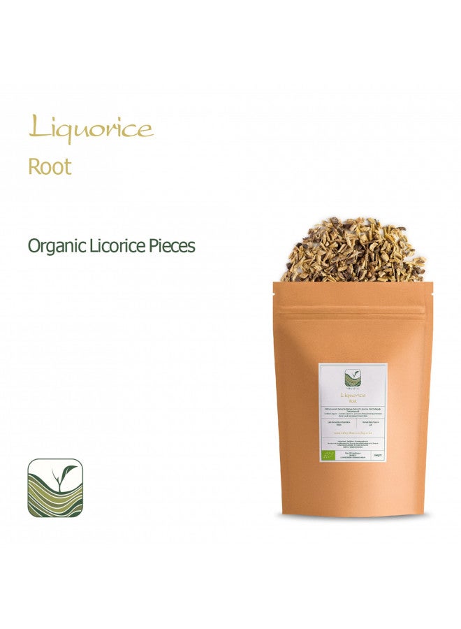 Valley of Tea Liquorice Organic Herbal Root Licorice - Great Flavouring For Dishes - Licquorice Root Organic Licorice Root Tea Liquorice Root Liquorice Herb Licorice Herb Licorice Roots Licorice Dried  - Image 3
