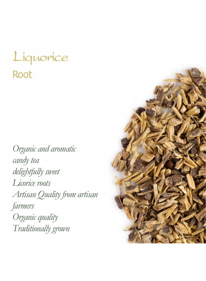 Valley of Tea Liquorice Organic Herbal Root Licorice - Great Flavouring For Dishes - Licquorice Root Organic Licorice Root Tea Liquorice Root Liquorice Herb Licorice Herb Licorice Roots Licorice Dried  - Image 4