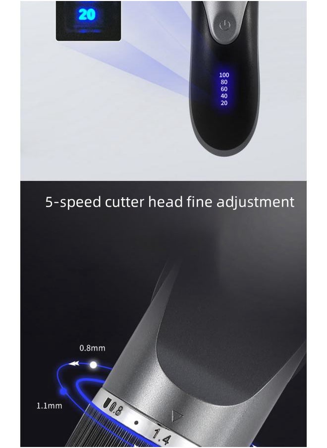 WAOKN - Hair Clippers for Men, Cordless Rechargeable Hair Trimmer Beard Trimmer for Men,Men's Grooming Kit for Hair, Face, Beard, Professional Electric Barber Clippers,Adult Baby Children's Head Shaving Tool - Image 1