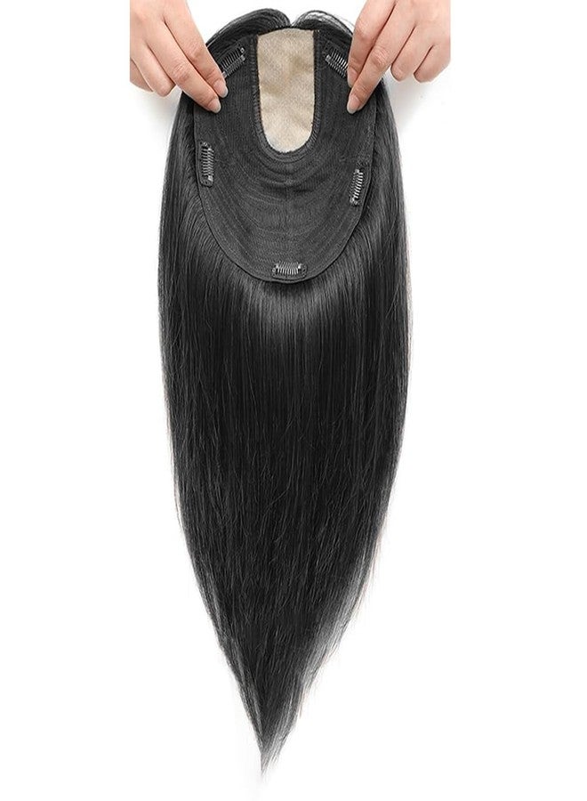 بلوشيا وصلة شعر بلوشيا غير لامعة بخمسة مشابك للنساء، لون طبيعي | وصلات شعر نسائية بطول 22 بوصة بمشابك (أسود طبيعي) - Image 2