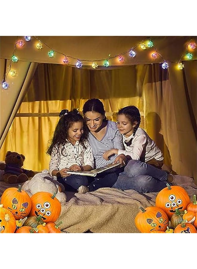 رينكس أضواء سلسلة القمر والجوم لرمضا مع 40 LED مقاوم للماء طول 6 أمتار و 2 وضعيات ضوء، أضواء إيد مارك للأعياد الإسلامية مع حل ، أضواء قمرية للديكور متعددة الألوا، ماسة لحفلات موضوعية للمسلمي ك - Image 2