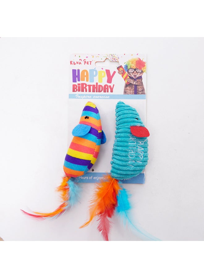 Customized Mouse And Cat Toy Interactive Bite To Tease Cat Self-healing To Relieve Boredom Cat Bite-resistant Molar Kitty Cat Mint Pet Supplies