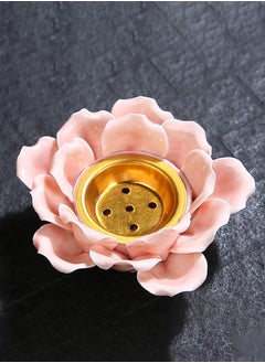 Generic Incense burner,Incense Holder 100% Handmade Ceramic Lotus Incense Burner Holder,Sage Cones and Frankincense  - Image 3