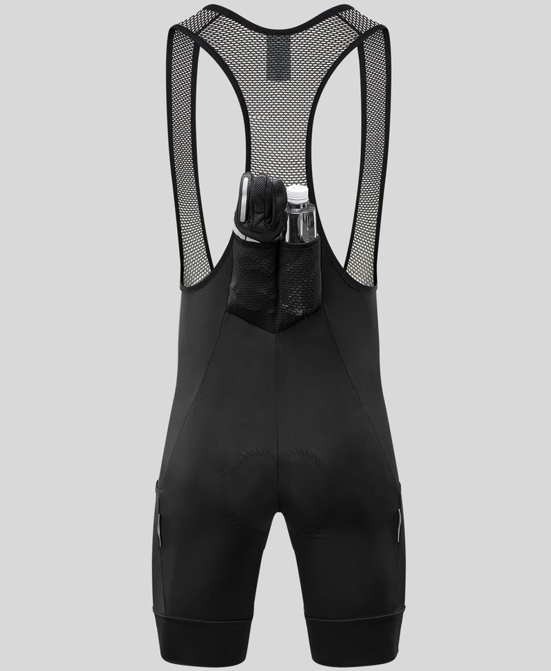 qualidyne Cycling Bibs men, 4D Padded Road Bike Bib Shorts with Pockets, Biking Bicycle Shorts UPF50+ - Image 2