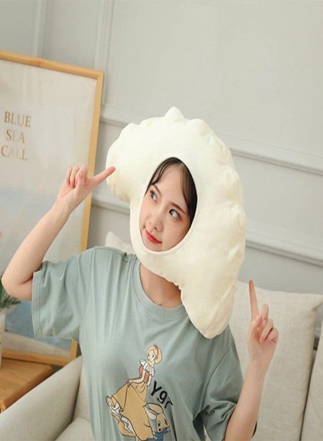 EINCORN Lovely Chinese Dumpling Hat - Cute Dumpling Windproof Headgear Gift for Halloween Cosplay Xmas - Image 5