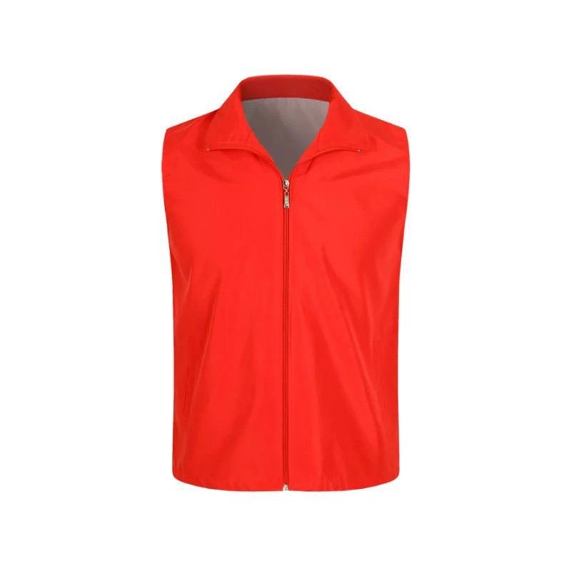 Volunteer Vest Custom-Made Advertising Red Vest Printed Work Clothes Custom-Made Mechanical Event Vest With Logo Printing - Image 5