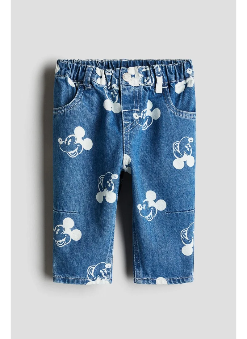 H&M Printed jeans