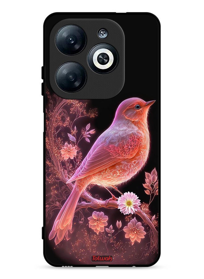 Tolwak Infinix Smart 8 4G Protective Case Cover Cute Bird Art - Image 1