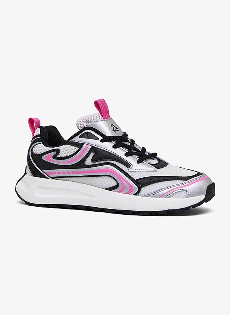 Campus Women Chrono Nitrofly Cushion Lace-Up Sneakers-White