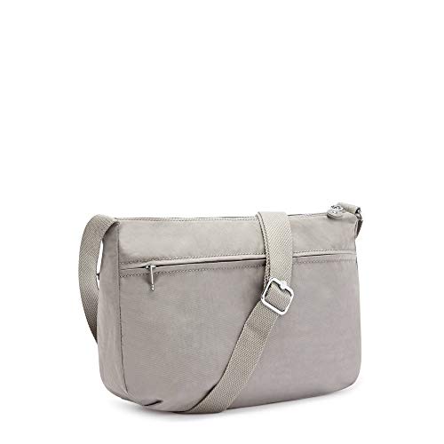 KIPLING KIPLING Kipling Womens Izellah Bag, Super Light Everyday Purse, Nylon Shoulder Crossbody Bag, Grey Gris, 12.25 L X 9.25 H X 5 D US - Image 5