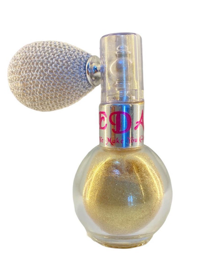 Generic Glitter spray highlighter, golden color  - Image 1
