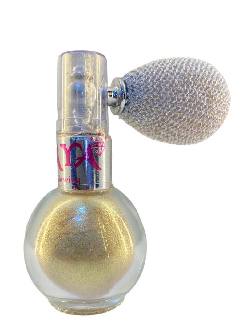 Generic Glitter spray highlighter, golden color  - Image 2