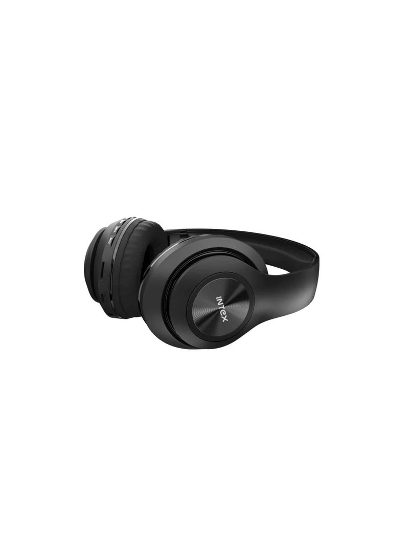 Intex Roar 301 Wireless Headphone of 10 hours playback, Bluetooth v5.0, FM and an inbuilt SD card slot. black - Image 5
