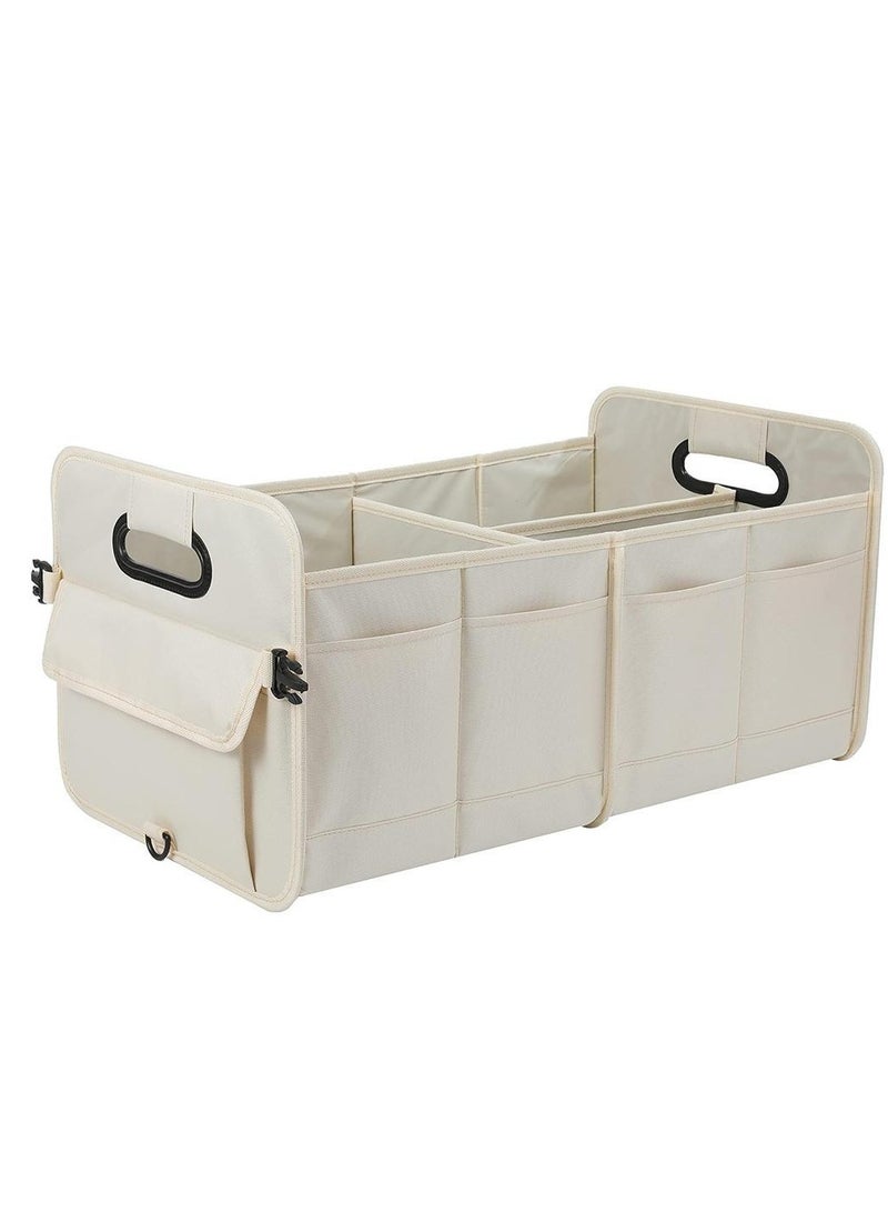 S-TOP Foldable Car Trunk Organizer with Adjustable Straps Multi-compartment Storage Solution Made of Oxford Material Foldable Design for SUV Cars Trunk Organization - Image 2