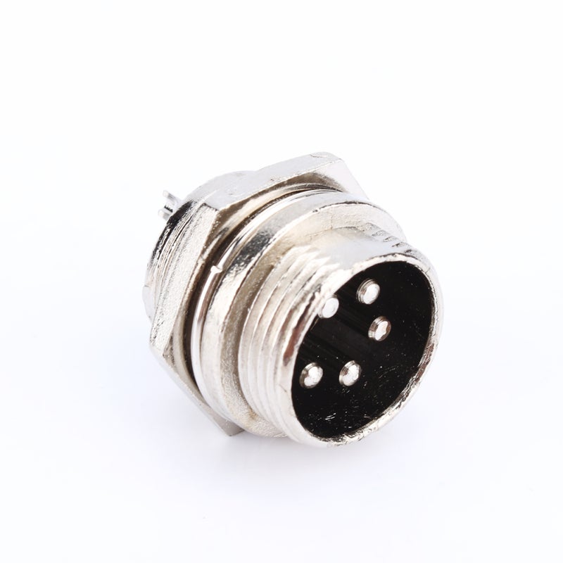 5Pins Aviation Plug: Waterproof, High-Temperature Resistant - Stable Electrical Performance GX16 Connector for Industrial Machinery, Telecommunications, CNC Machines - Image 4