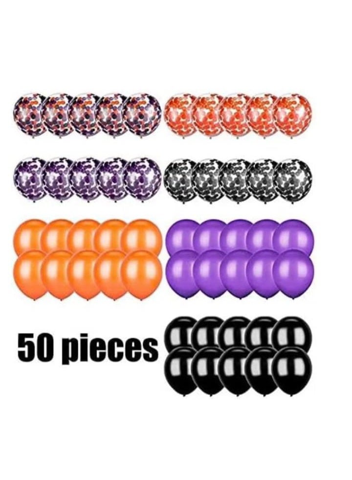 Set of 50 Halloween Balloons - Image 2