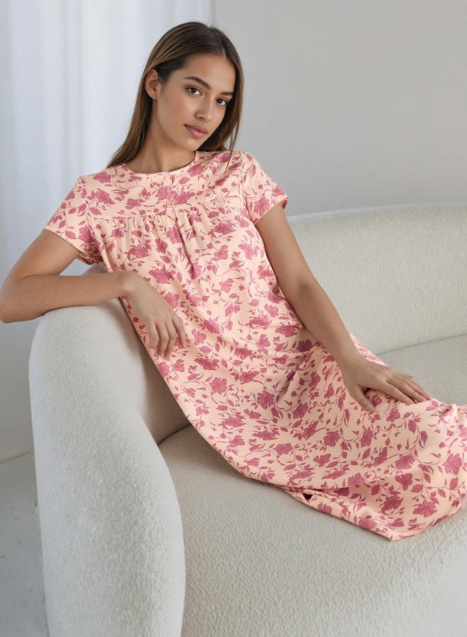 Splash FAV Floral Print Night Dress - Image 1