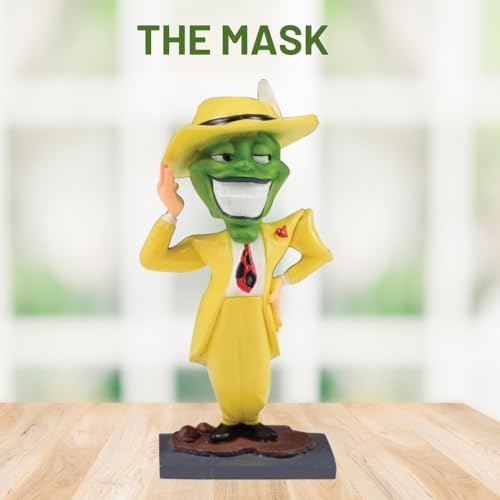 PosterPapaa The mask Bobblehead Table Top Figure, 14 cm Tall, Perfect for Desk, Home, Office and car,for 15+ Years Age. - Image 2