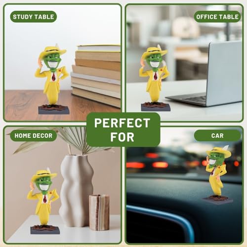 PosterPapaa The mask Bobblehead Table Top Figure, 14 cm Tall, Perfect for Desk, Home, Office and car,for 15+ Years Age. - Image 5