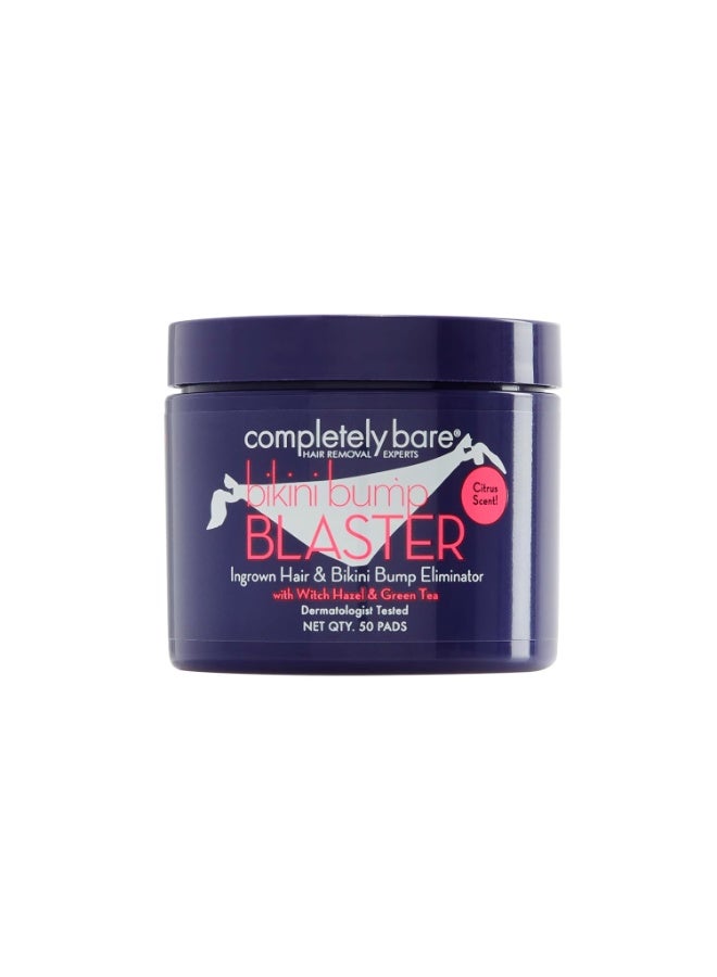 Completely Bare bikini bump BLASTER Ingrown Hair & Bikini Bump Eliminator 50 pads