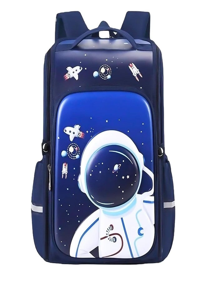KAPIDA New Model Astronaut Design School Bag 3D Hard Shell Bag Cute Stylish Backpack Blue, Children's Gifts Girls and boys Kids Ideal(Blue) - Image 1